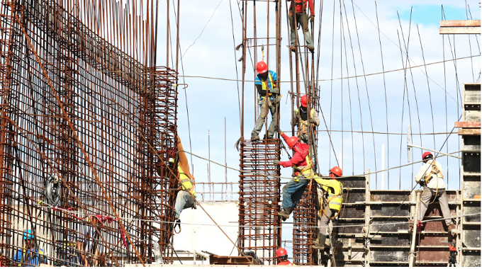 Quality Metal ensures the durability and strength of the structure, providing a solid foundation for the reinforcing steel bars (RSB).