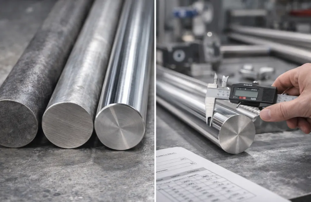 Stainless Steel 430 Bar Standards and Specifications Guide-1-Sunrise New Material stainless steel bar dimension tolerance inspection